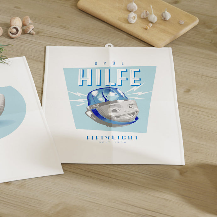 New Dish Towel Dish Washing Aid featuring the popular TASSEN bowl design with the cheeky pink tongue. Crafted from 100% Organically grown cotton. Ethically produced and Printed in Germany. Includes PaperCraft surprise!